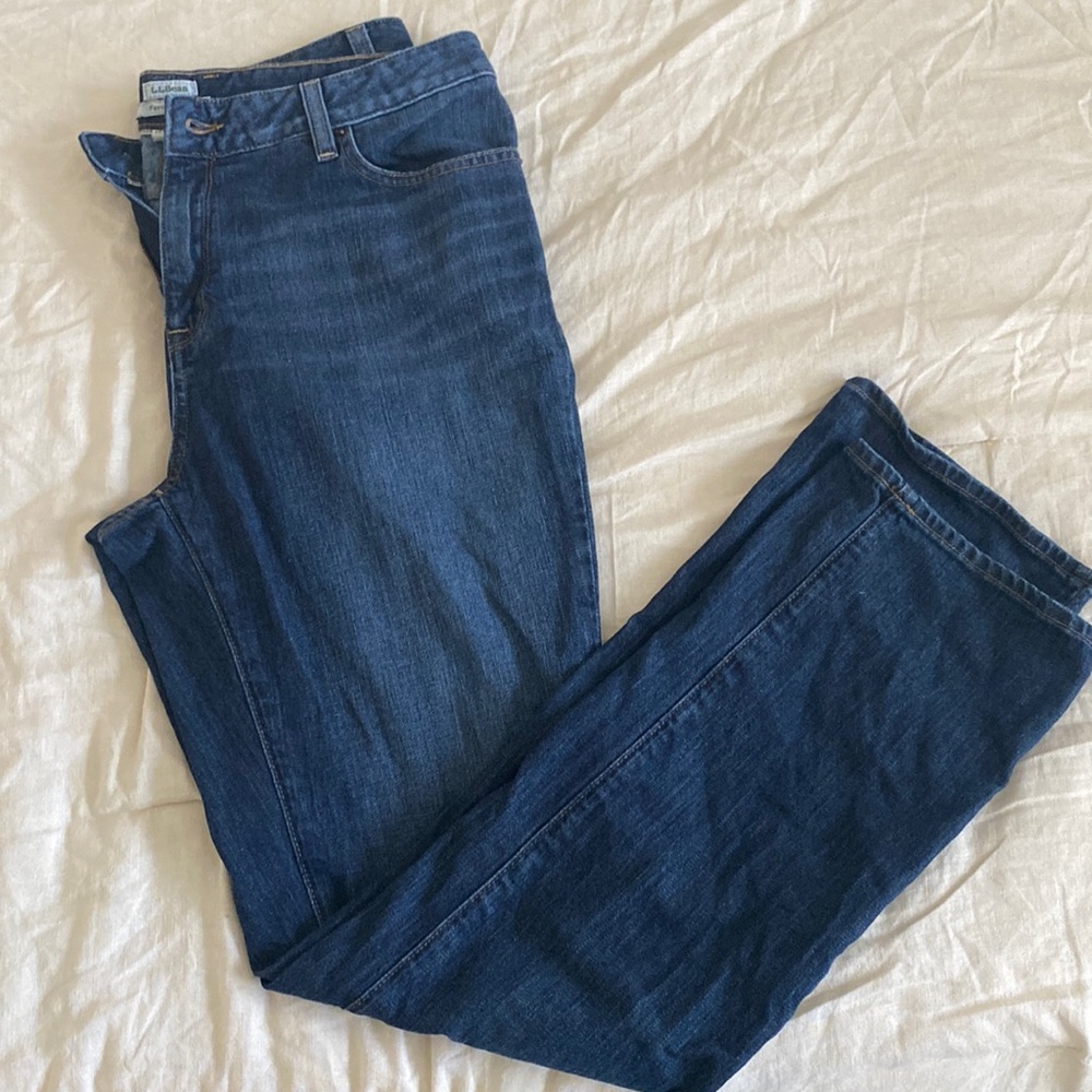 L.L. Bean Straight Leg Jeans - Size 12